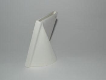 Cornice portafotografia in terracotta bianca cm 15 x 12