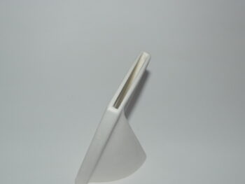 Cornice portafotografia in terracotta bianca cm 15 x 12