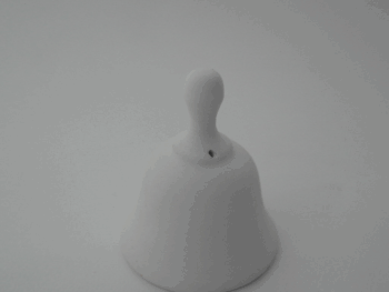 campanella in terracotta bianca