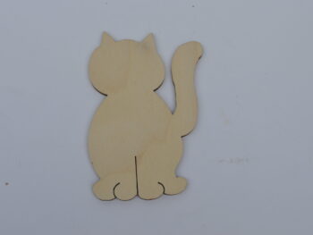 Sagoma gatto in legno