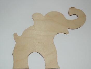 Sagoma elefante in legno