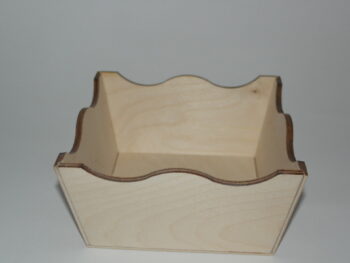 Cestino portaoggetti in legno