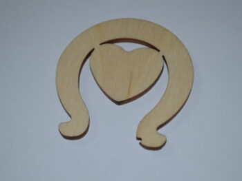 Sagoma cuore legno