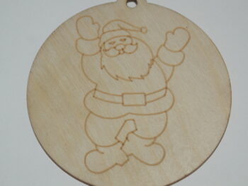 Sagoma natale incisa