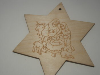 Sagoma stella Natale