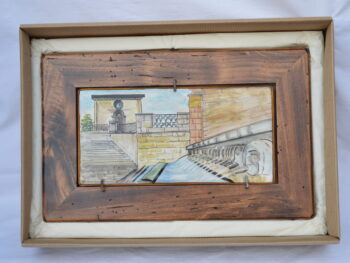 Mattonella dipinta personalizzata