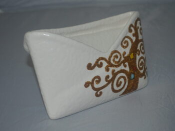 Busta portaposta in ceramica