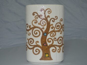 Vaso ovale in ceramica