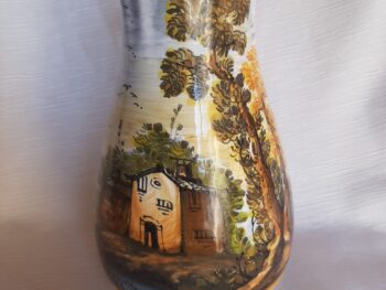 Vaso in ceramica dipinto