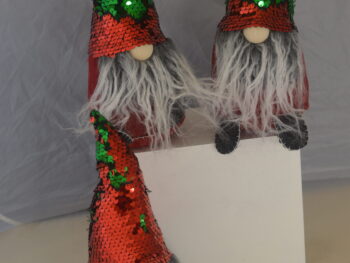 Gnomo cappello lustrini