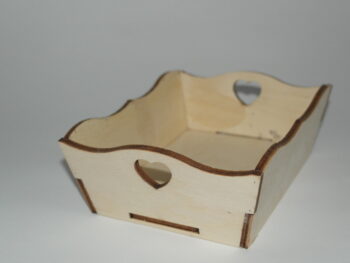 Cestino legno portaoggetti