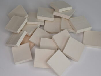 Mattonella in terracotta bianca da decorare