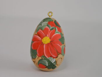 Uovo in legno dipinto