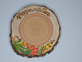 Poggia caffettiera in legno