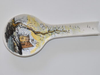 Poggiamestolo ceramica panorama