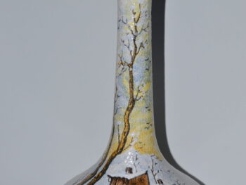 Bottiglia collo stretto in ceramica