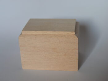 Scatola legno massello