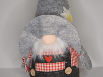 Gnomo fermaporta stoffa