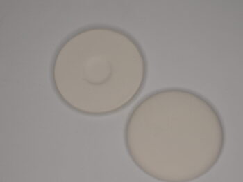 Tondo in terracotta bianca