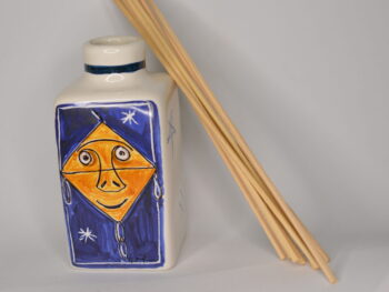 Porta profumatore dipinto a mano