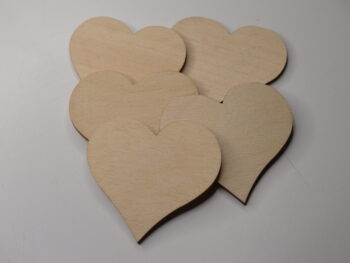 Sagome cuore in legno