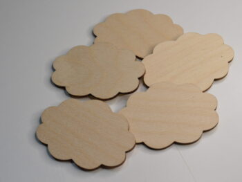 Sagome nuvola in legno