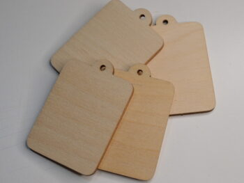 Sagoma ciondolo in legno