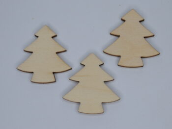 Sagoma legno albero cm 2