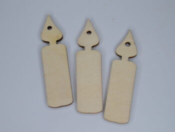 Sagoma legno candela