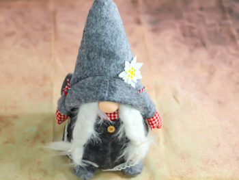 Gnomo fermaporta stoffa