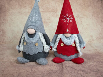 Gnomo fermaporta in stoffa