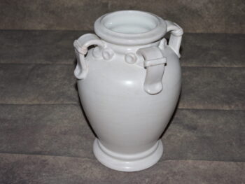 Vaso in ceramica bianco