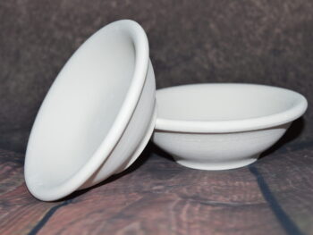 Ciotola tonda in terracotta bianca