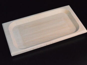 Ciotola scifetta legno polenta rettangolare