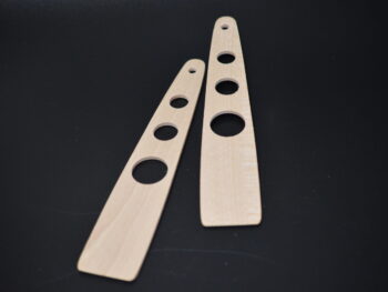 Dosaspaghetti legno faggio cm 28,5x5 tre buchi