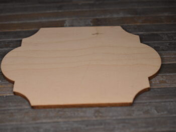 Sagoma ondulata in legno