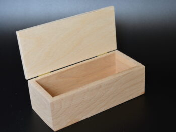 Scatola in legno artigianale cm 18,7x8,5x6,5