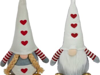 Coppia di Gnomo fermaporta stoffa