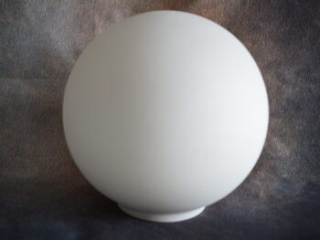 Palla in terracotta bianca da appoggio cm 18,5