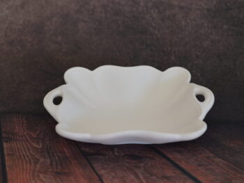 Oggetto artigianale in terracotta – piattino con manici da personalizzare cm 20x16