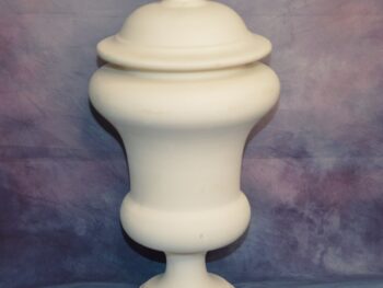 Vaso da Farmacia in Terracotta Bianca – Altezza 24 cm