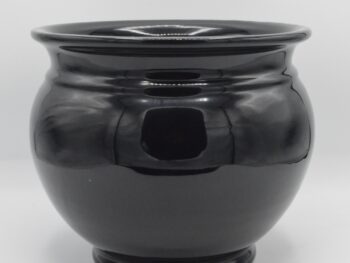 Portavaso in ceramica nero cm 30x23