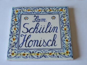 Mattonella ceramica personalizzata