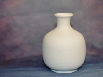 Bottiglia Palla in Terracotta Bianca da Decorare – Ø 12 cm